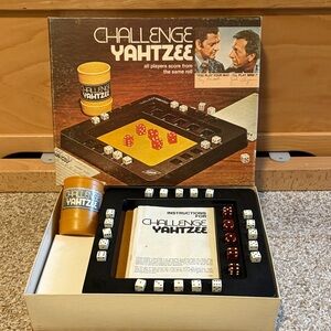 Vintage Challenge Yahtzee Game - 1974